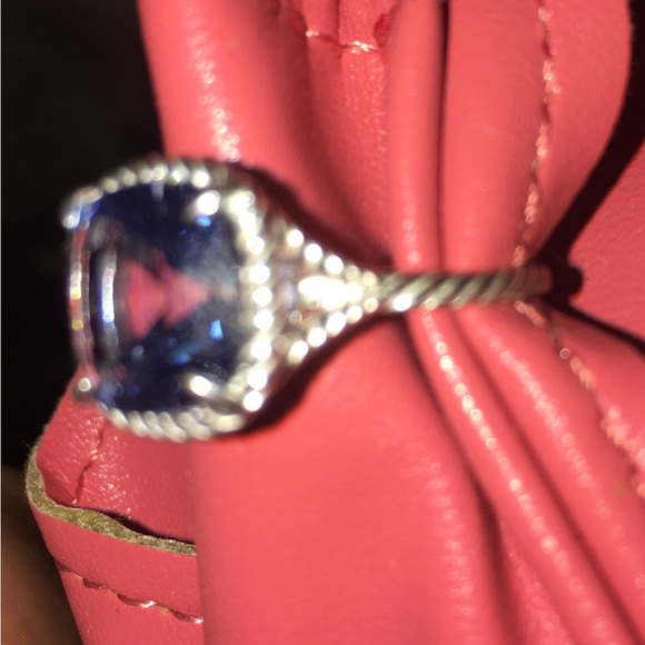 NWT Avon sterling silver Grey Nano Statement ring size 5 - Picture 5 of 5